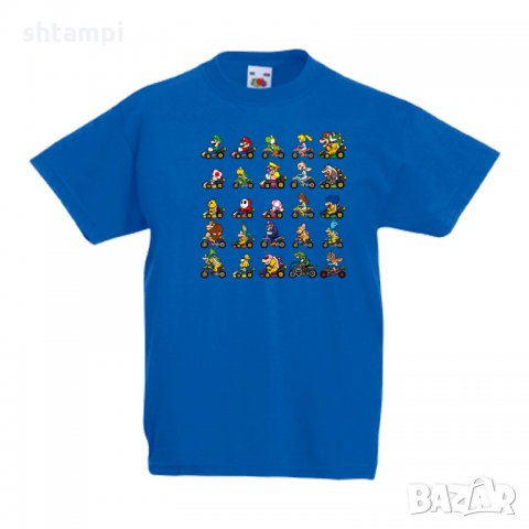 Детска тениска Супер Марио Mario Cart All, снимка 4 - Детски тениски и потници - 33089477