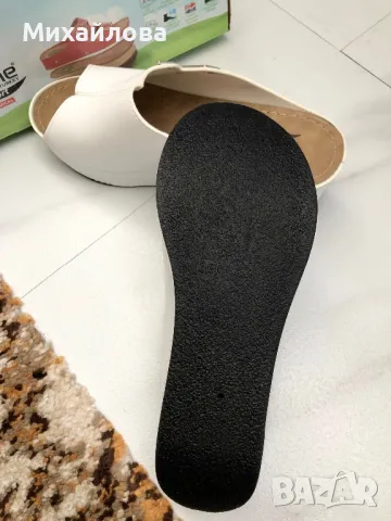 Анатомични нови бели чехли, снимка 4 - Чехли - 50128278