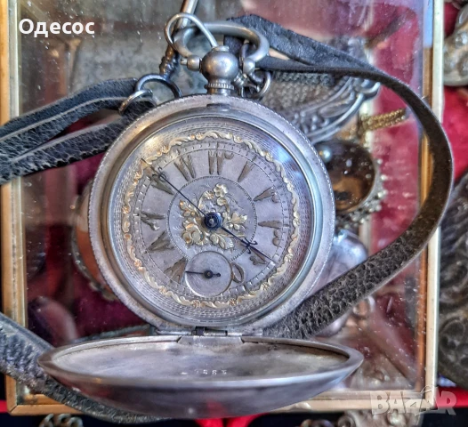 Старинен сребърен Османски джобен часовник , снимка 12 - Антикварни и старинни предмети - 51264841