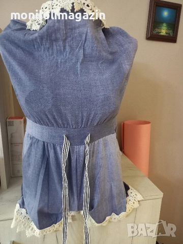 Нов гащеризон с дантела и връзка покрай врата, снимка 2 - Гащеризони - 51953217