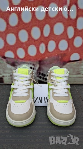 Английски детски кецове-Zara, снимка 6 - Детски обувки - 51496262