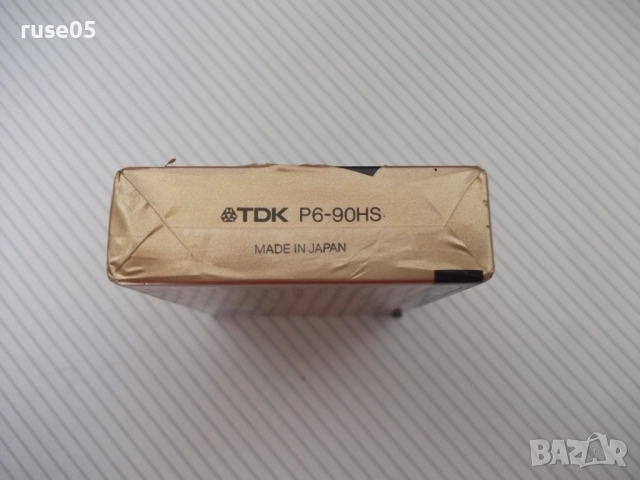Видеокасета "TDK - P6-90HS" нова, снимка 5 - Чанти, стативи, аксесоари - 51912582