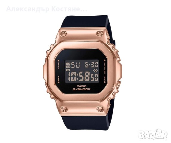 Дамски часовник Casio G-Shock GM-S5600PG-1ER, снимка 1 - Дамски - 43643737