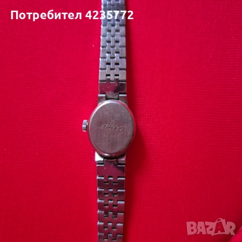 Руски механичен винтидж часовник Чайка 17камъка. , снимка 3 - Дамски - 52865164