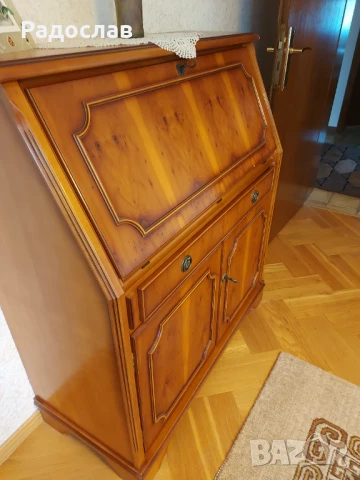 Антично писалищно бюро - масив череша , снимка 4 - Бюра - 50820370