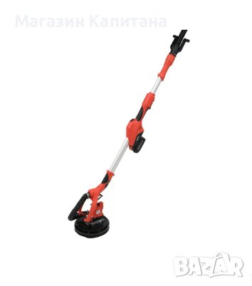 Акумулаторна шлайф машина/Жираф за стени и тавани, 18V, 4Ah, Ф 225 мм, снимка 2 - Други машини и части - 43956452
