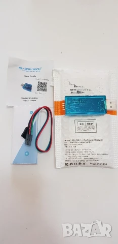 SH-U07A USB към TTL адаптер (CH340C) – 1.8V / 2.5V / 3.3V / 5V – DSD TECH, снимка 3 - Друга електроника - 50559597