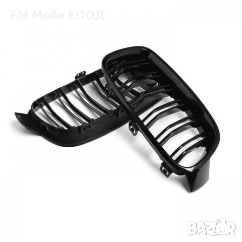 Решетки Бъбреци за БМВ BMW 3 серия F30 F31 2012+ Черен Гланц Двойни, снимка 5 - Аксесоари и консумативи - 32874909