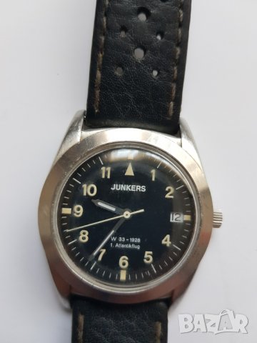 Мъжки кварцов часовник Junkers W33-1928, снимка 3 - Мъжки - 32648176
