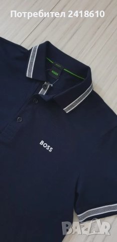Hugo Boss Paddy Pique Cotton Regular Fit Mens Size S НОВО! ОРИГИНАЛНА Тениска!