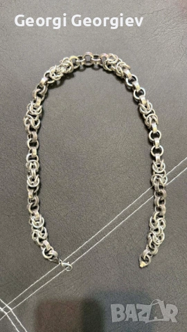 Продавам масивен сребърен ланец, снимка 14 - Колиета, медальони, синджири - 53459743