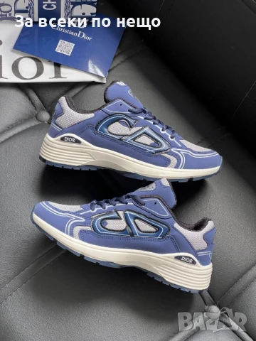 Christian Dior Дамски Сини Маратонки🔝Дамски Спортни Обувки В Син Цвят Кристиян Диор Код E548, снимка 4 - Маратонки - 50824577