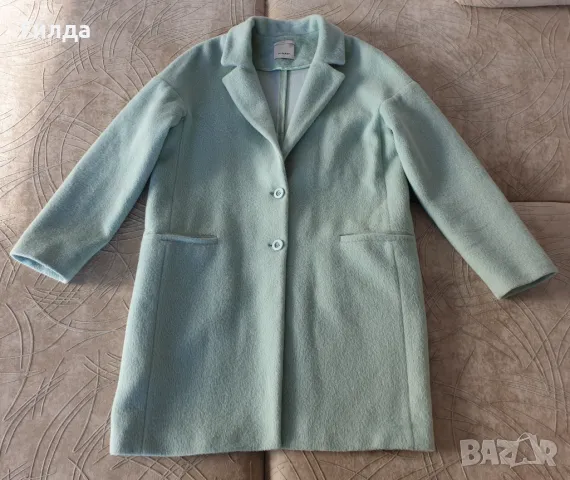 Pinko вълнено палто с алпака S налично, снимка 8 - Палта, манта - 47412541