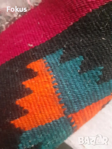 Старо вълнено килимче, снимка 7 - Антикварни и старинни предмети - 53365410