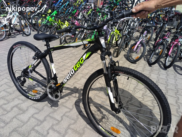 SPRINT Алуминиев велосипед 29" Velotec PRO черен/зелен, снимка 3 - Велосипеди - 53563901