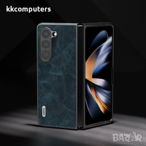 Samsung Galaxy Z Fold5 ABEEL Litchi Texture Wallet Калъф и Протектор, снимка 13 - Калъфи, кейсове - 52382291
