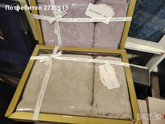 Луксозен комплект хавлиени кърпи – бамбук и памук, снимка 3 - Хавлиени кърпи - 53194538