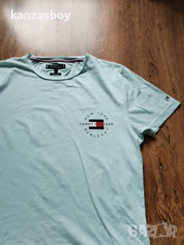 Tommy Hilfiger - страхотна мъжка тениска КАТО НОВА Л, снимка 3 - Тениски - 49715634
