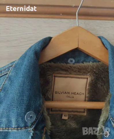 Дънково яке с топла подплата SILVIAN HEACH , снимка 2 - Якета - 49036363