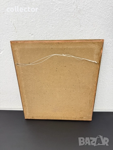 Стара маслена картина - "Шутът с лютня". №7778, снимка 8 - Антикварни и старинни предмети - 52876429