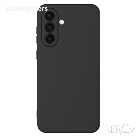 Силиконов кейс iPaky матиран, За Samsung Galaxy A17, Черен и Протектор