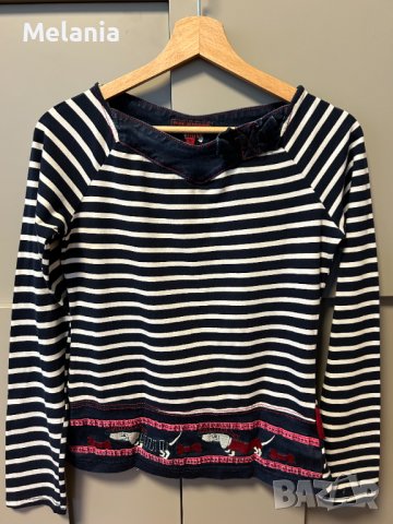 Лот от две весели блузи- Sisley и Rossalita, р-р S, снимка 5 - Блузи с дълъг ръкав и пуловери - 43633754