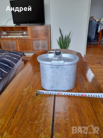 Стара алуминиева кутия #12, снимка 3 - Антикварни и старинни предмети - 37189745