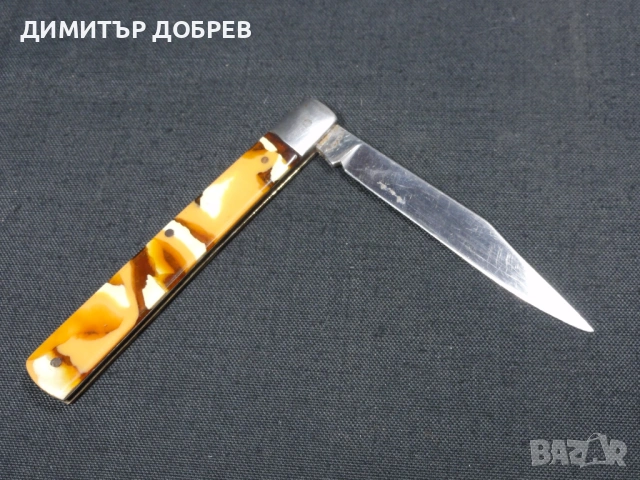 СТАР РЕТРО СОЦ НБР ДЖОБЕН НОЖ СГЪВАЕМА НОЖКА НОЖЧЕ ВТ, снимка 2 - Ножове - 53316072
