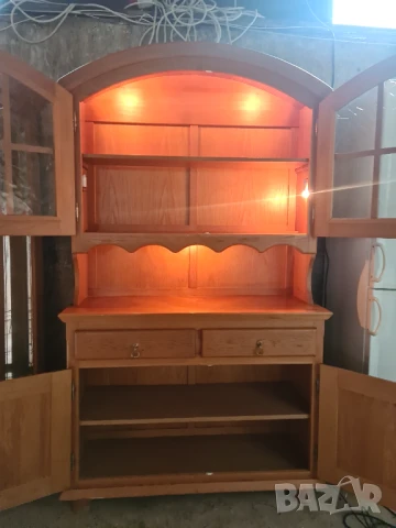 шкаф с витрина секция внос от Европа, снимка 3 - Секции и витрини - 50768985