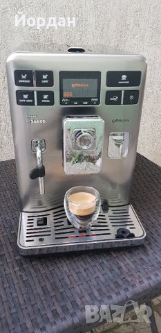 Кафемашина Saeco Exprelia Инокс с БГ Меню. Обслужена! 