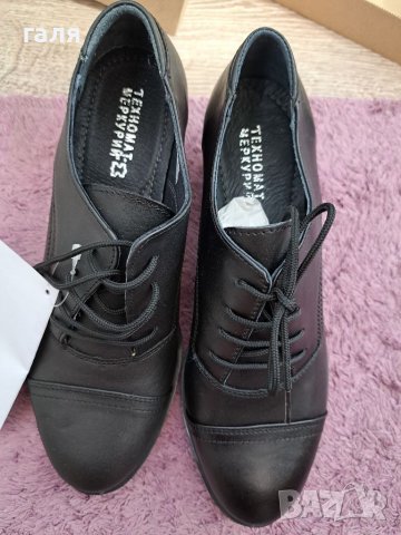 Естествена кожа обувки 37 номер нови, снимка 1 - Дамски обувки на ток - 38214699