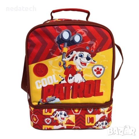 Термо чанта за обяд Paw Patrol, Червен, 22x14x28 см., снимка 2 - Хладилни чанти - 51520798