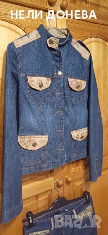 Костюм на "LPRD"- САКО+ДЪНКИ с Сатенен Жакард с Златни Нишки!, снимка 12 - Костюми - 47707899