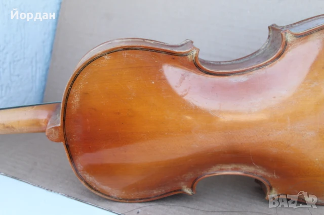 Стара цигулка с лък , снимка 10 - Струнни инструменти - 50565604
