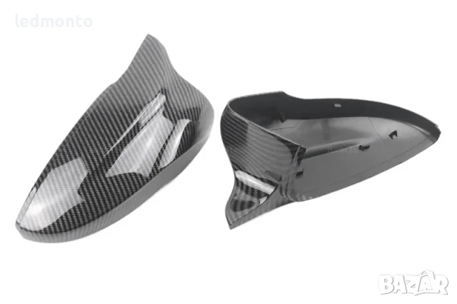 Карбонови капаци за огледала VW Jetta MK6 Passat B7 Scirocco CC – Комплект, на щипки, снимка 3 - Части - 50608574