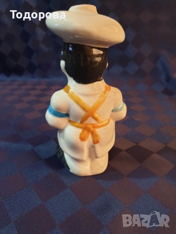 Порцеланова фигурка на готвач, снимка 3 - Други ценни предмети - 39894712