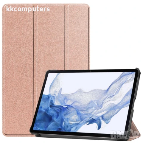 Samsung Galaxy Tab S9 SM-X716 Кожен Калъф и Протектор, снимка 4 - Калъфи, кейсове - 51125866