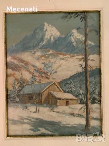 ИВАН БОТУШАРОВ акварел, снимка 2 - Картини - 53099774