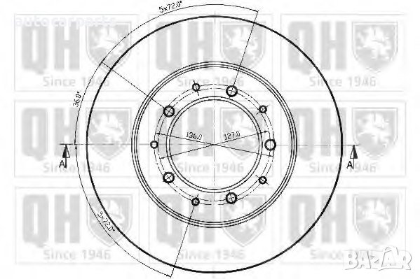Спирачни дискове за Ленд Роувър Рендж Роувър 1, Дефендър, 110/127 и Дисковъри / LAND ROVER, снимка 6 - Части - 43879414
