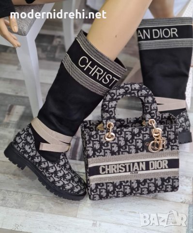 Дамски ботуши и чанта Christian Dior код 63, снимка 1 - Дамски ботуши - 35538624