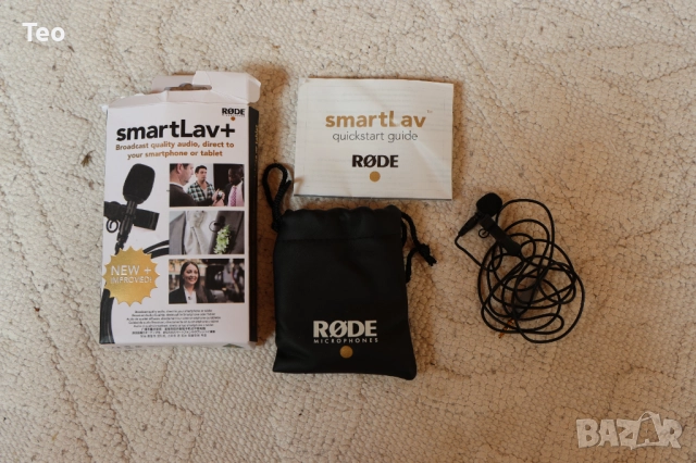 Професионален микрофон брошка RODE smartLav + (за смартфон), снимка 6 - Микрофони - 52593222