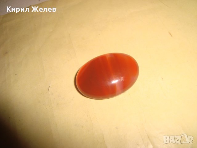 ГОЛЯМ ЮВЕЛИРНО ШЛИФОВАН КАРНЕОЛ КАБОШОН за ВГРАЖДАНЕ в ПРЪСТЕН БИЖУ 24317, снимка 8 - Други - 35596753