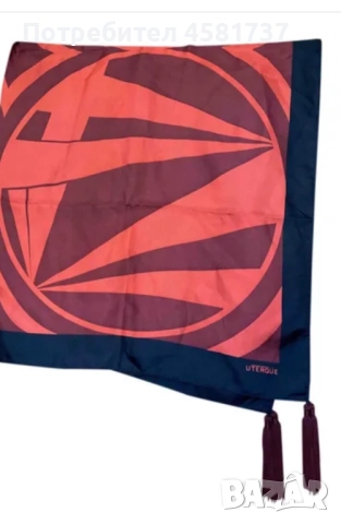 Копринен шал Uterqüe, снимка 12 - Шалове - 51742134