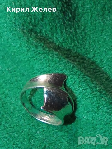 ВИНТИДЖ КРАСИВ РЪЧНА МАЙСТОРСКА ИЗРАБОТКА СРЕБЪРЕН ПРЪСТЕН 20515, снимка 4 - Пръстени - 32991250
