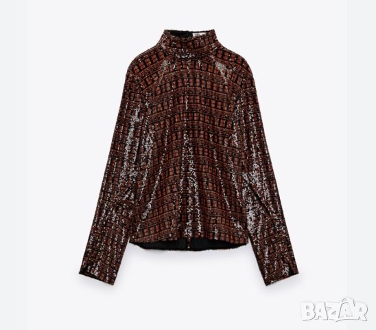 комплект пайети паети зара zara , снимка 3 - Костюми - 42144227
