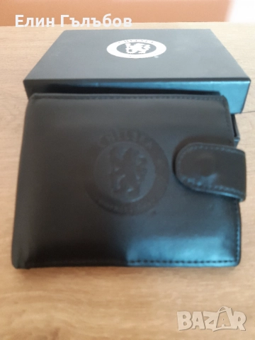 Портфейл на Челси, естествена кожа и чисто нов в кутия, снимка 2 - Портфейли, портмонета - 52943996