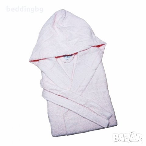 #Халат за баня с качулка 100% памук , снимка 1 - Хавлиени кърпи - 34885270