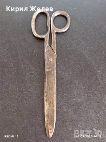 Стара шивашка ножица от соца за КОЛЕКЦИЯ ДЕКОРАЦИЯ 50581, снимка 4 - Други ценни предмети - 51757288