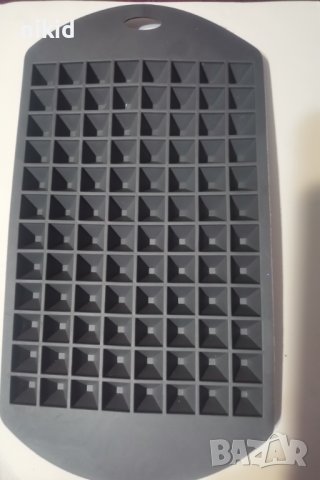 96 мини пирамиди пирамидки гофрети силиконов молд форма калъп за фондан лед шоколад смола и др, снимка 2 - Форми - 37934097