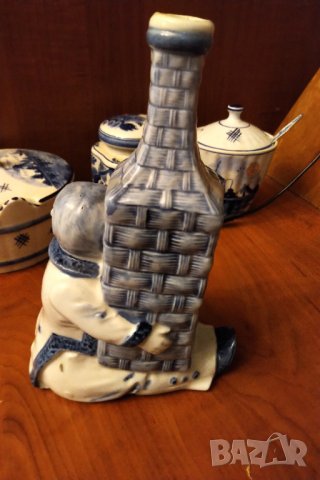 Стара холандска ваза фигуративна , снимка 2 - Вази - 33195153